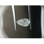 1.01ct pear cut diamond. D colour, Si2 clarity. No certification .Valued at £6645For more