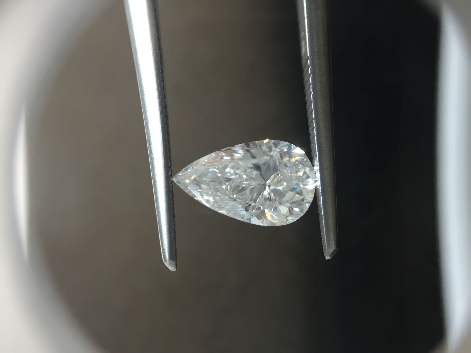 1.01ct pear cut diamond. D colour, Si2 clarity. No certification .Valued at £6645For more