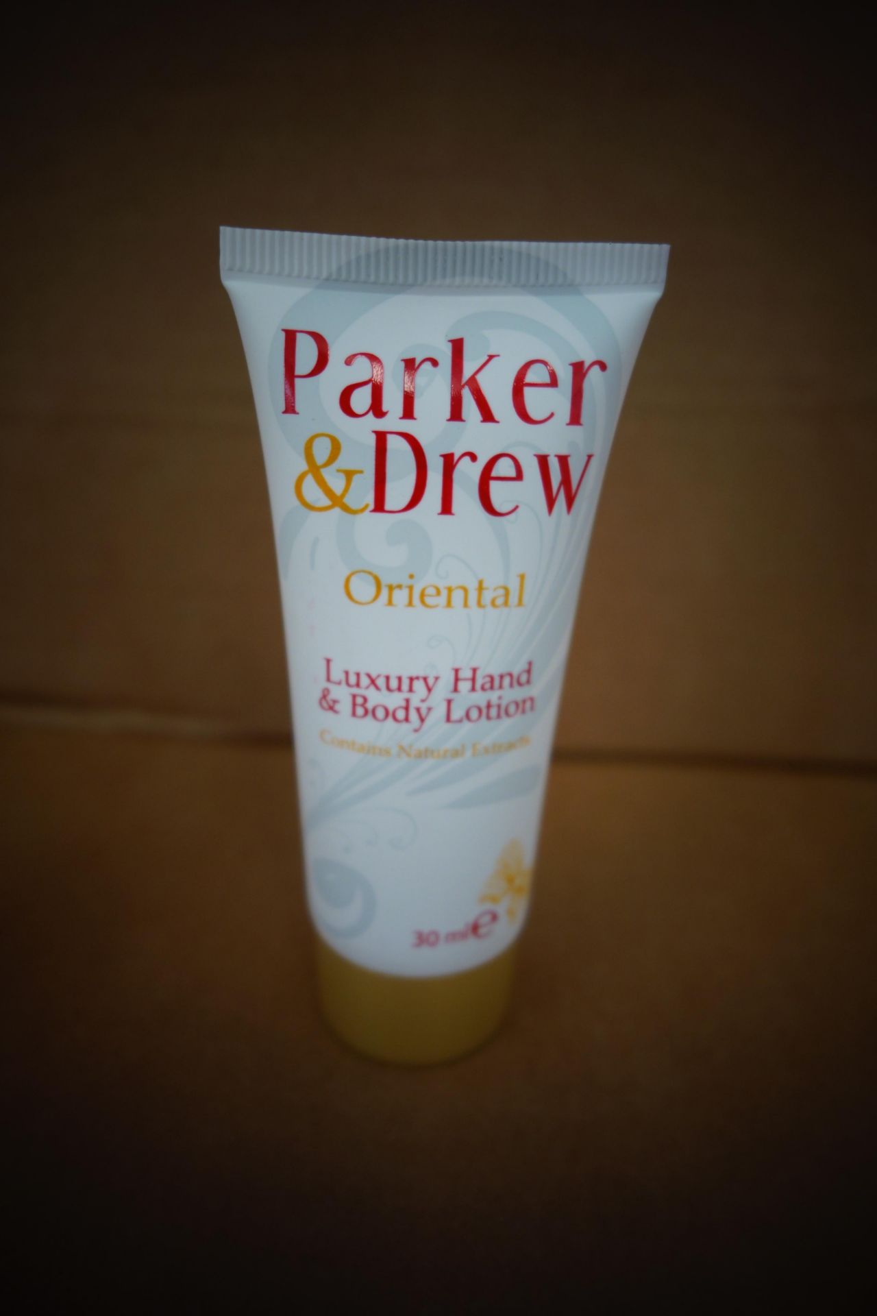 300 x Parker & Drew Oriental Luxury Hand & Body Lotion. Contains Natural Extracts. 30ml. Unchecked