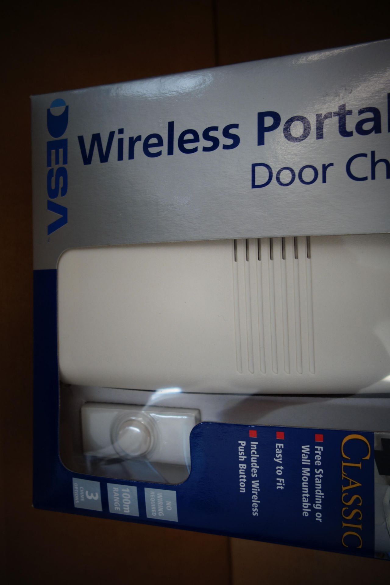 10 x Brand New Desa Wireless Portable Door Chimes - 100m Range. 3 Chime Options. No Wiring Required. - Image 2 of 3