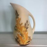 Art Deco Clandon Brentleigh Ware stencil painted water jug. 26cm tall. Good condition - no chips