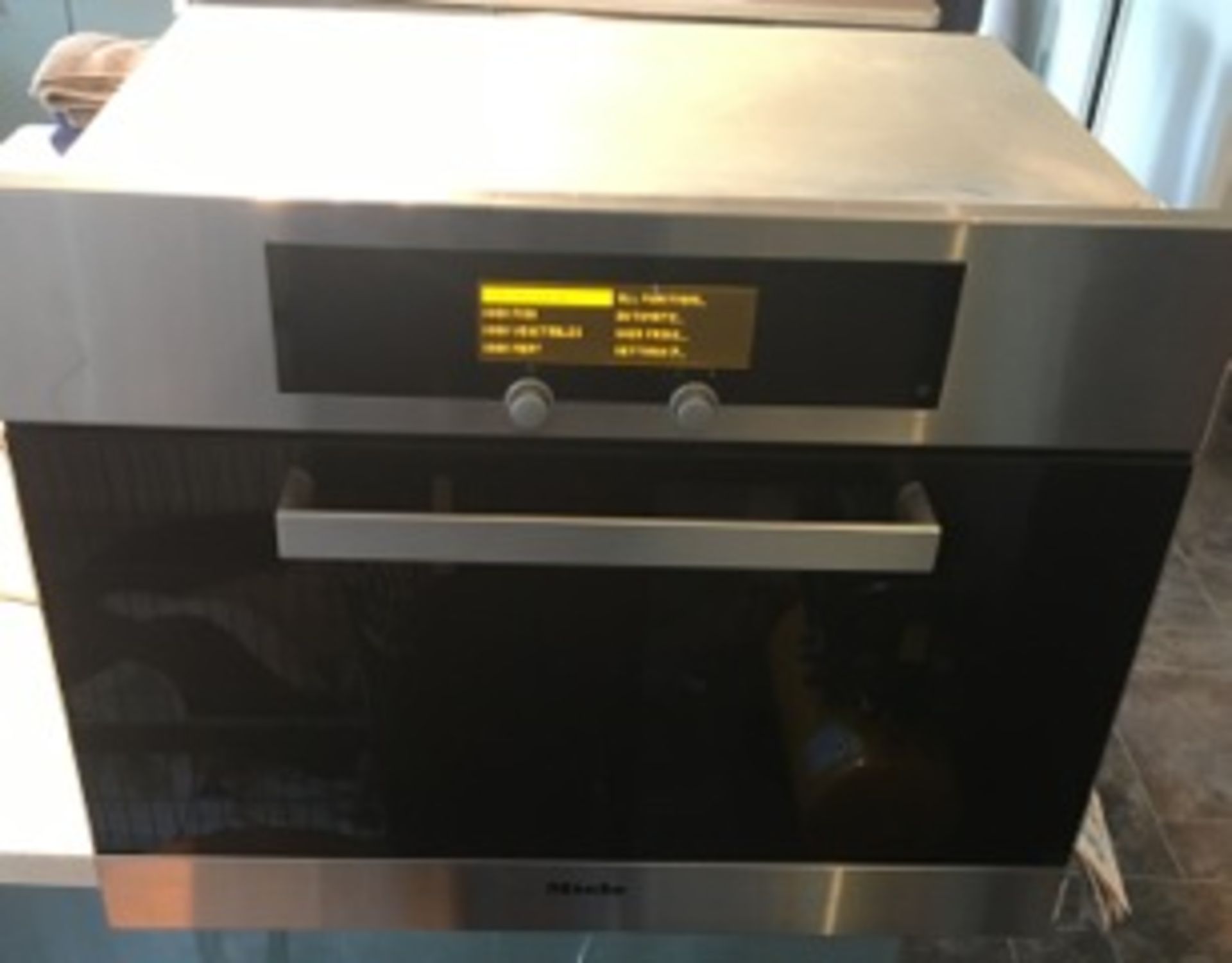 Miele steam oven