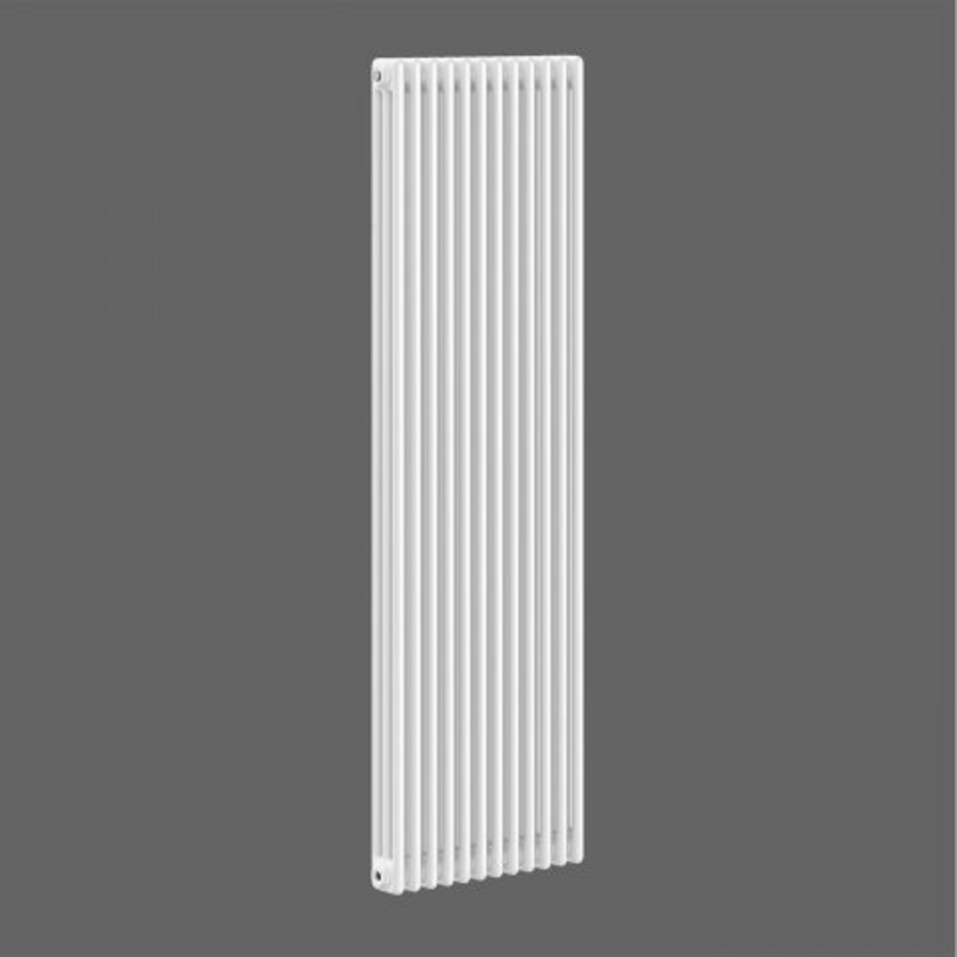 (L45) 1800x554mm White Triple Panel Vertical Colosseum Radiator - Roma Premium. RRP £599.99. Classic - Image 2 of 3