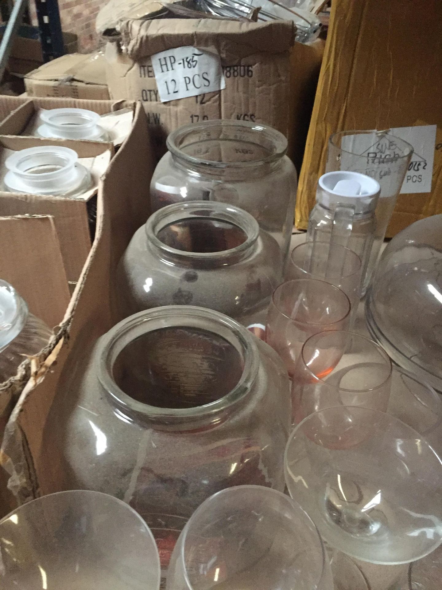 Bay 7. Large Amount Of Mixed Glass Loose. Whisky Glasses, Wine Glasses, Sweet Jars. Over 100 - Image 6 of 16