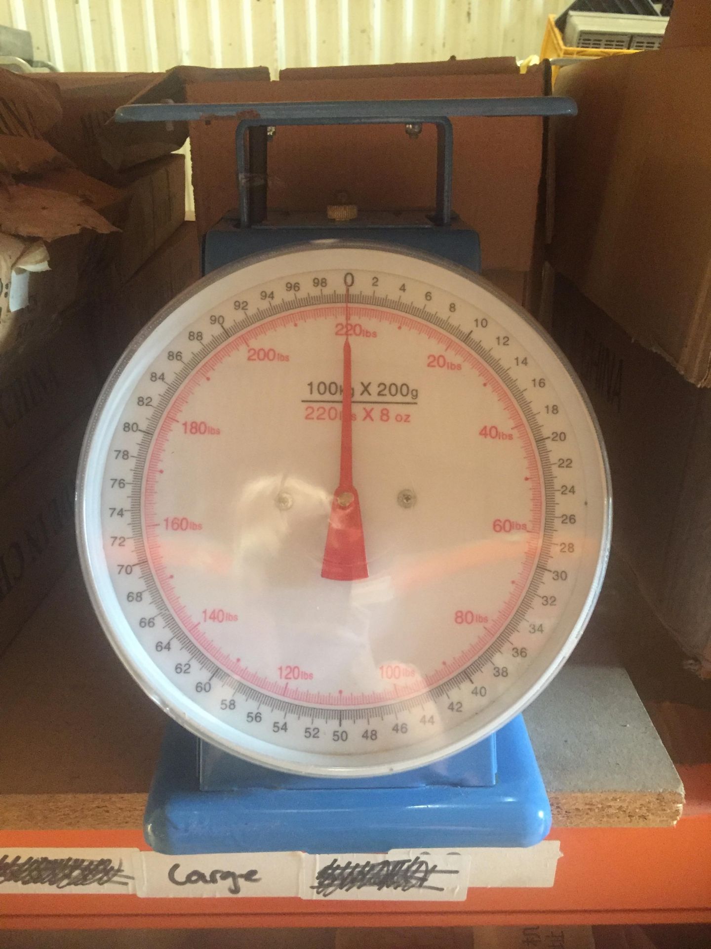 3 Large Postal Scales . Please see photos. All sizes and quantities are approx.