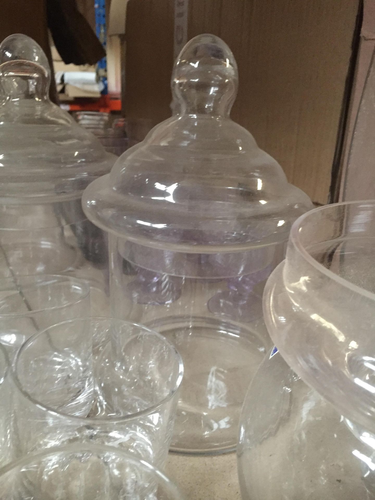 Bay 7. Large Amount Of Mixed Glass Loose. Whisky Glasses, Wine Glasses, Sweet Jars. Over 100 - Image 14 of 16