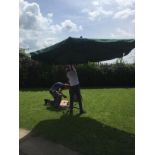 Swinging Cantilever Garden Parasols 8ft. X 3, All sizes and quantities are approx.