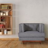 Udine Grey Cashmere Armchair