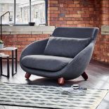 Rosina Oversized Cashmere Armchair