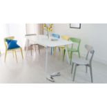 Aver White Extending Dining Table