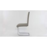 4 x Imola Cantilever Chair - Cool Grey