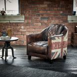 The Union Jack leather armchair