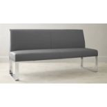 LOOP 3 SEATER BENCH WITH BACKREST