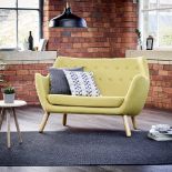 Brooksby 2 Seater Sofa - Mustard