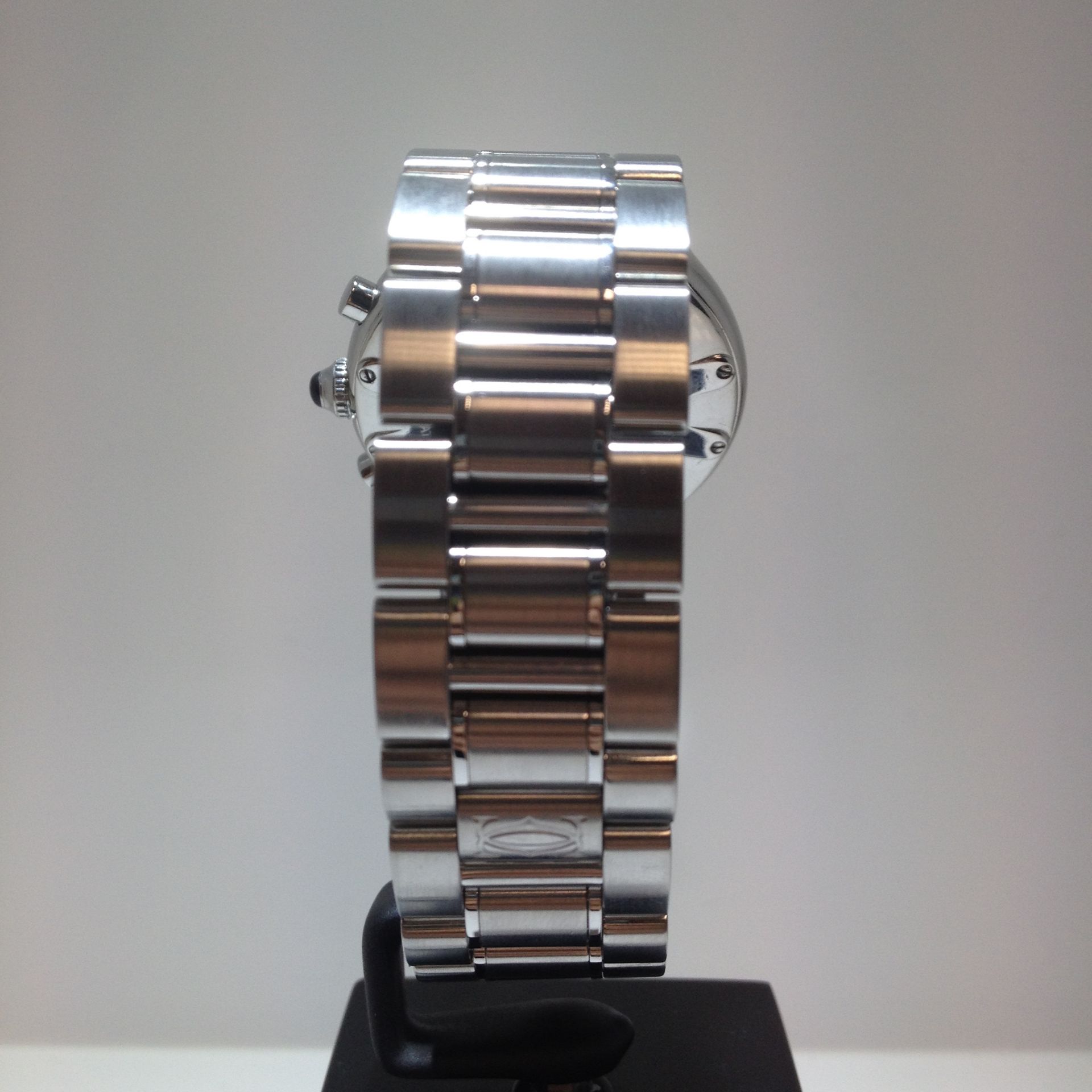 Cartier 21 Chronoscaph stainless steel watch + card - Image 7 of 9