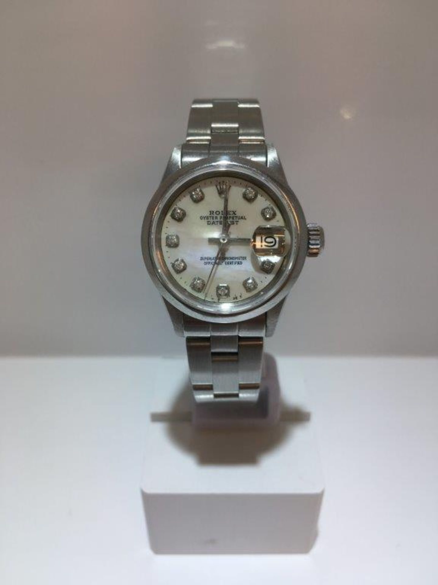 Ladies Rolex Stainless Steel Datejust Bracelet Watch