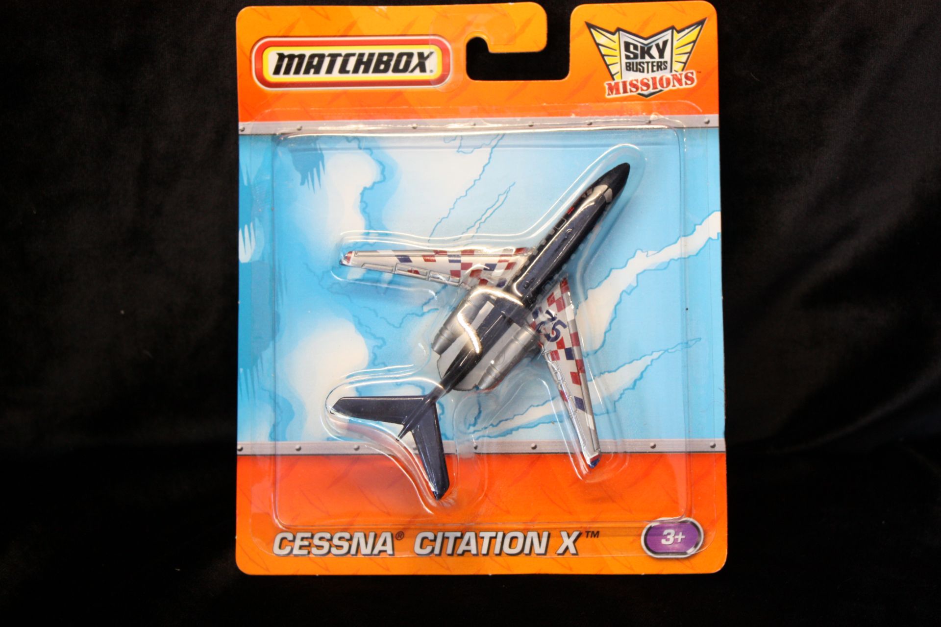Matchbox Sky Busters Cessna Citation X &ndash; Aereo In Pressofuso 1:64 Edizione Business Jet &ndash; Nuovo Di Zecca