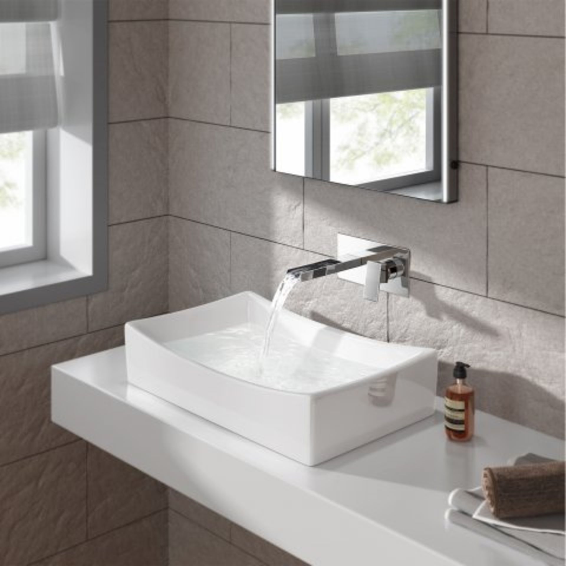 (I125) Niagra II Wall Mounted Basin Mixer Modern design: Our Niagra Range of taps is carefully - Image 3 of 3