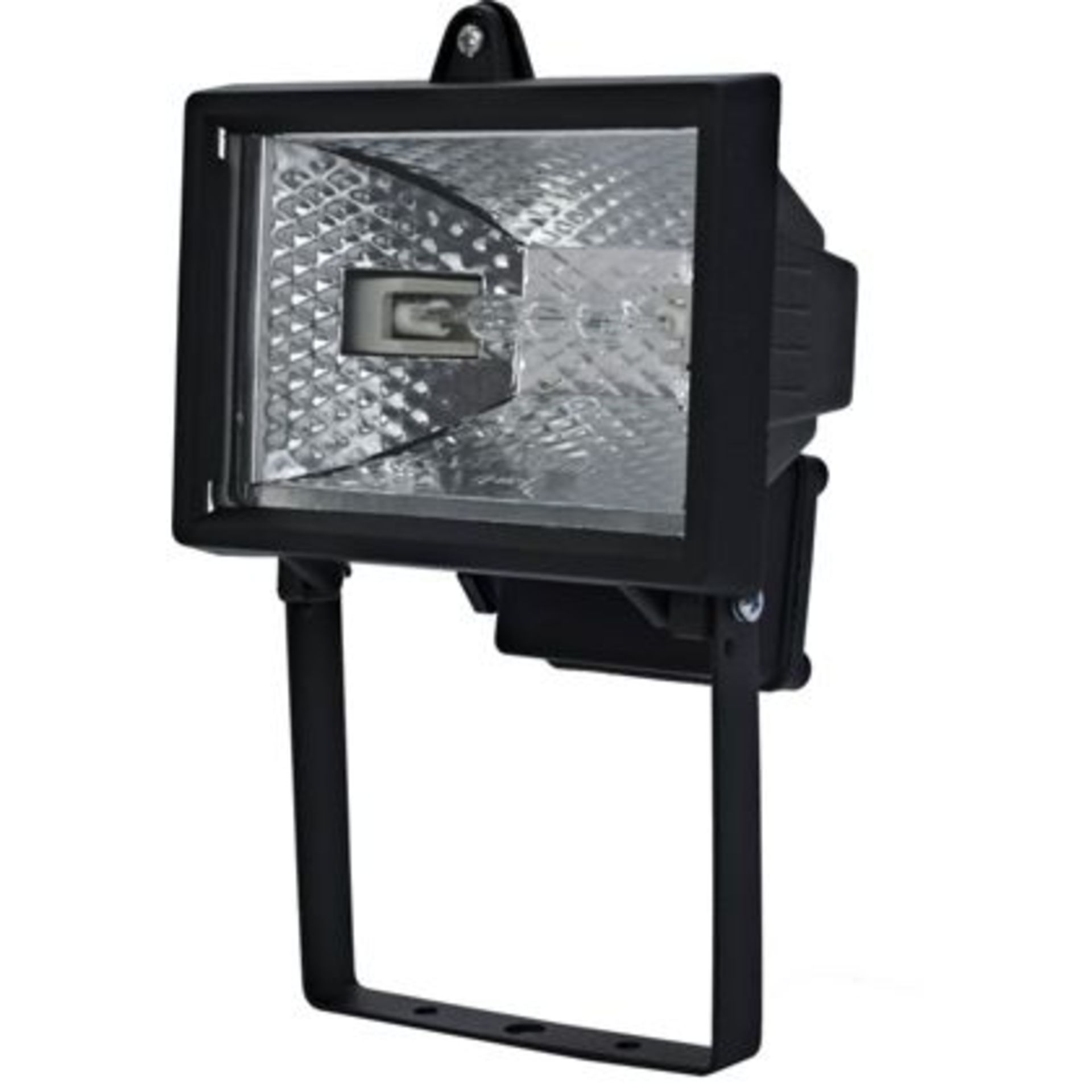 (A198) 3 x 120w Aluminium Outdoor Floodlights - Black. 120W Floodlight is an ideal way to light your