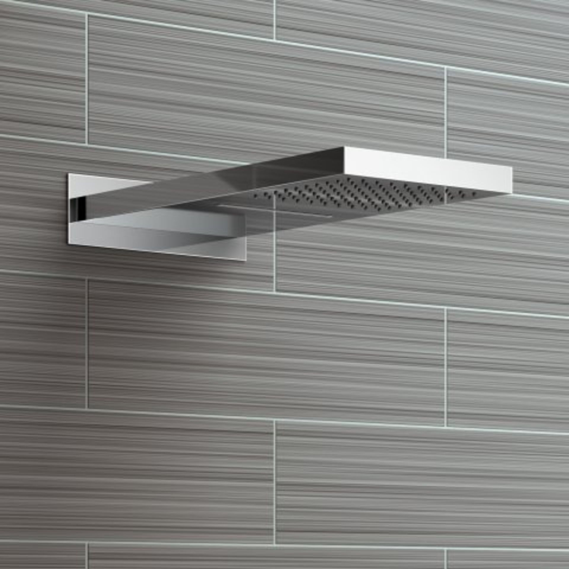 (I21) Stainless Steel 230x500mm Waterfall Shower Head. RRP £374.99. "What An Experience": Enjoy - Image 4 of 5