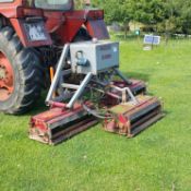 Huxley tractor mounted gang mower