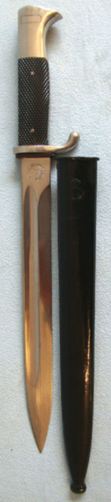 Nazi M98 Dress Bayonet By A Scarce Maker Gustav Spitzer, Solingen & Scabbard.