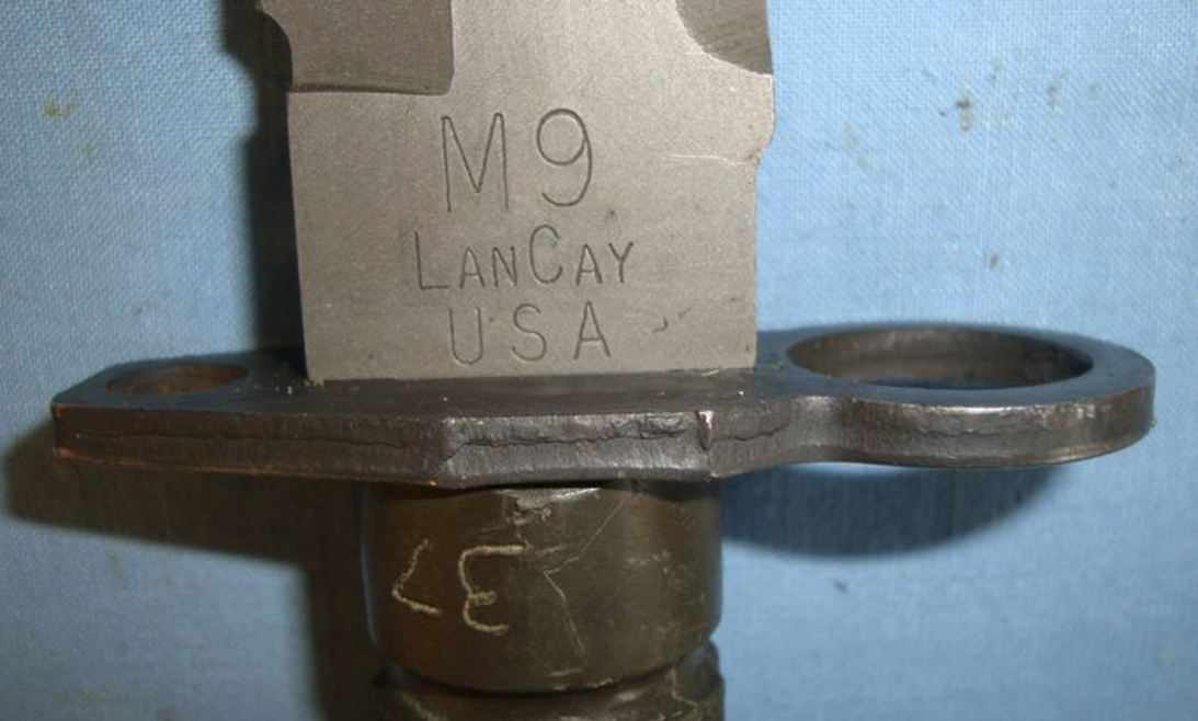 Post 1992 Early LanCay U.S. Military Phrobis M9 Knife Bayonet & Scabbard - Image 2 of 3