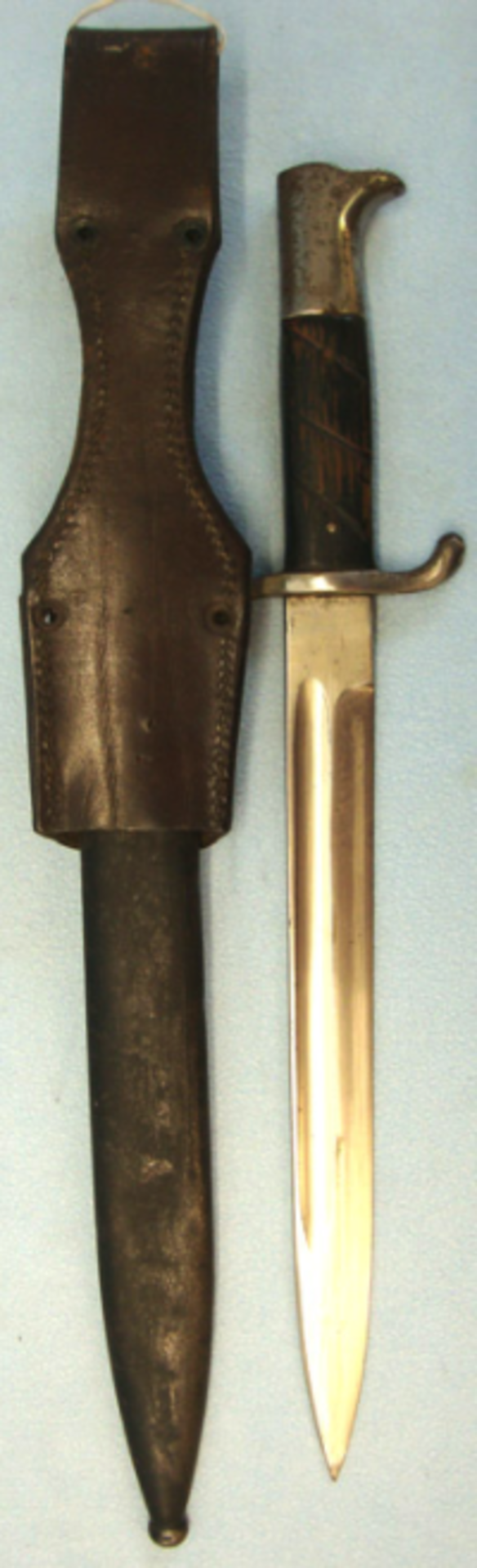 Nazi Firemans Dress Bayonet, Scabbard & Frog. - Image 2 of 3