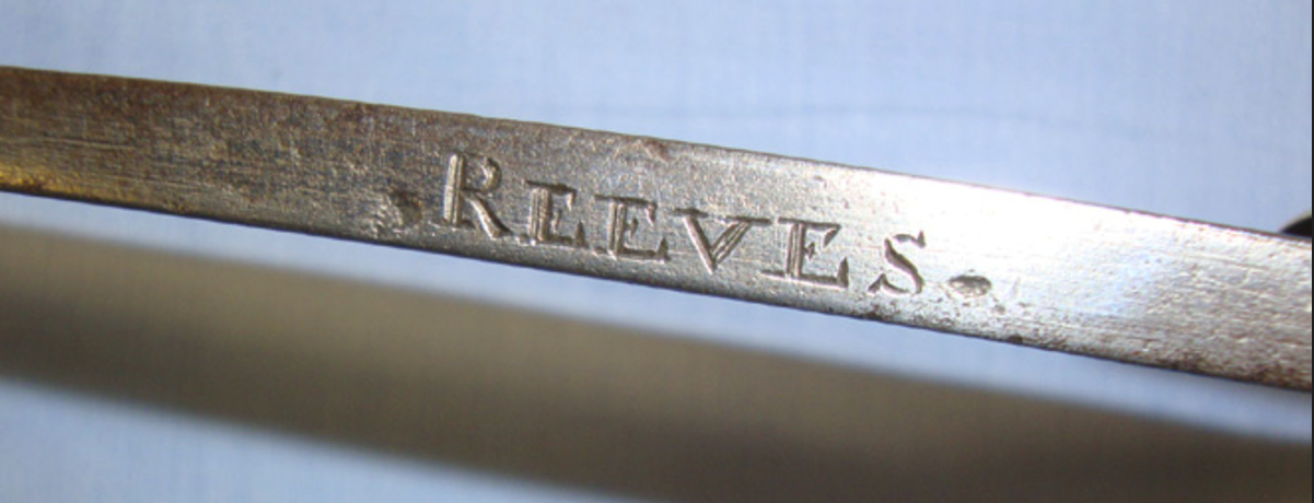 Early 1800's, Baker, 2nd Pattern Sword Bayonet By Reeves & Co. - Image 3 of 3