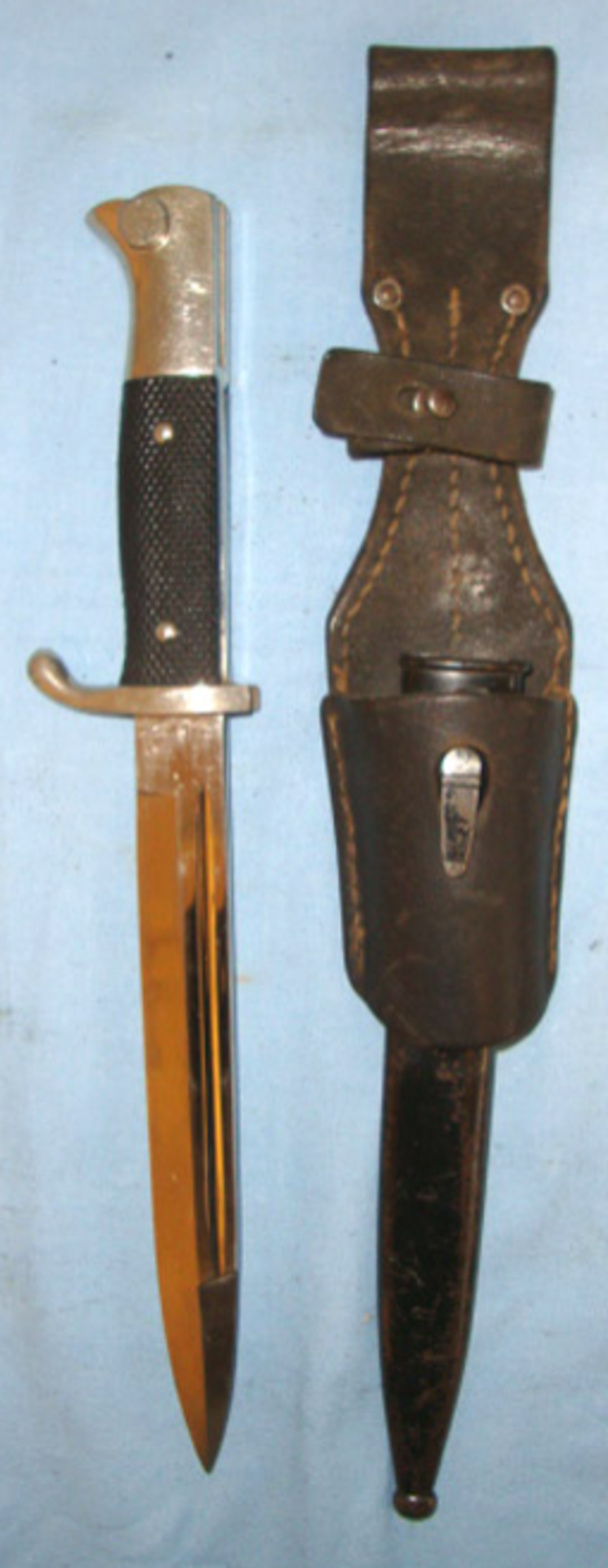 WW2 German NCO's Parade/Dress Bayonet By Alcoso With Scabbard & Cavalry Pattern Frog.