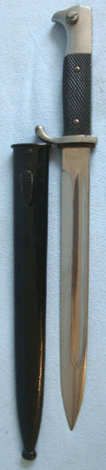 Nazi M98 Dress Bayonet By A Scarce Maker Gustav Spitzer, Solingen & Scabbard. - Image 2 of 3