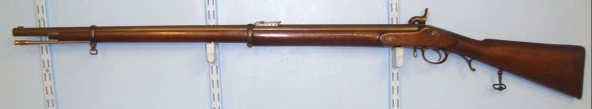 VERY RARE, British Victorian Charles Lancaster's 1850 Patent Regulation Percussion Rifle - Image 2 of 3
