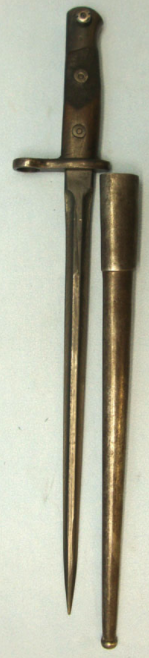 Belgian M1916 Sword bayonet & Scabbard For The M1889 Mauser Rifle.