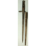 Belgian M1916 Sword bayonet & Scabbard For The M1889 Mauser Rifle.