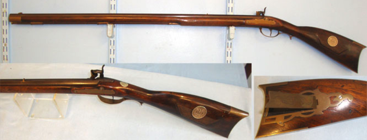 VERY RARE, C1860 AMERICAN Henry Parker Trenton New Jersey, 52 Bore Muzzle Loading Percussion Rifle - Image 3 of 3