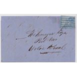 CAPE OF GOOD HOPE 1866 (April 18) - Entire letter from Vlugt Convict Station written by the Sub-