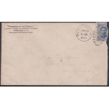 GILBERT & ELLICE ISLANDS - FANNING ISLAND / HAWAII 1893 - Envelope posted from Honolulu (Mar 21)