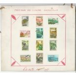 TRISTAN DA CUNHA 1972 Flowering Plants definitive set of 12, S.G. 158 - 169, handstamped large sans-