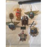 russian special forces metal enamel badges x7