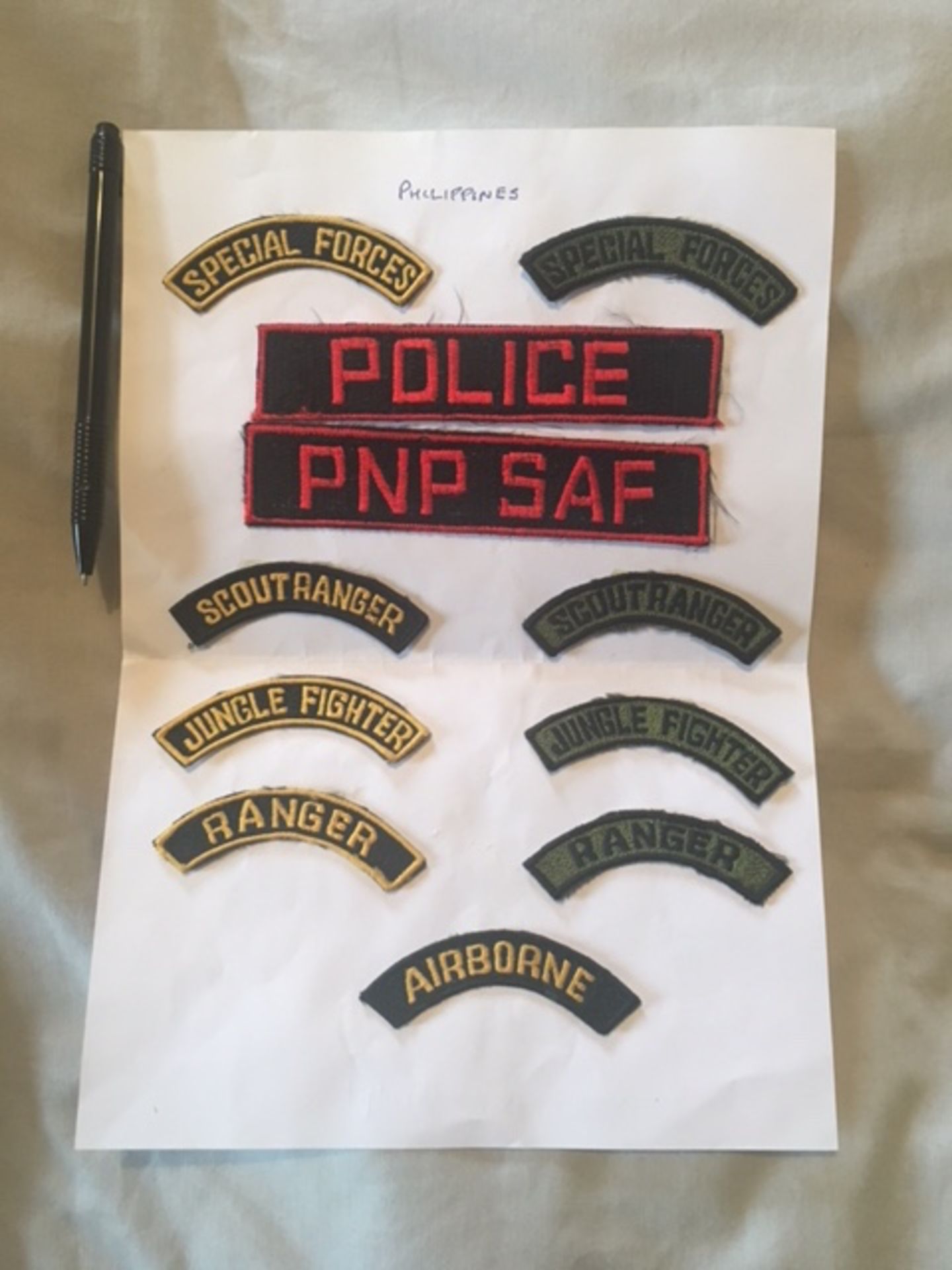 the philippines special forces insignia patches