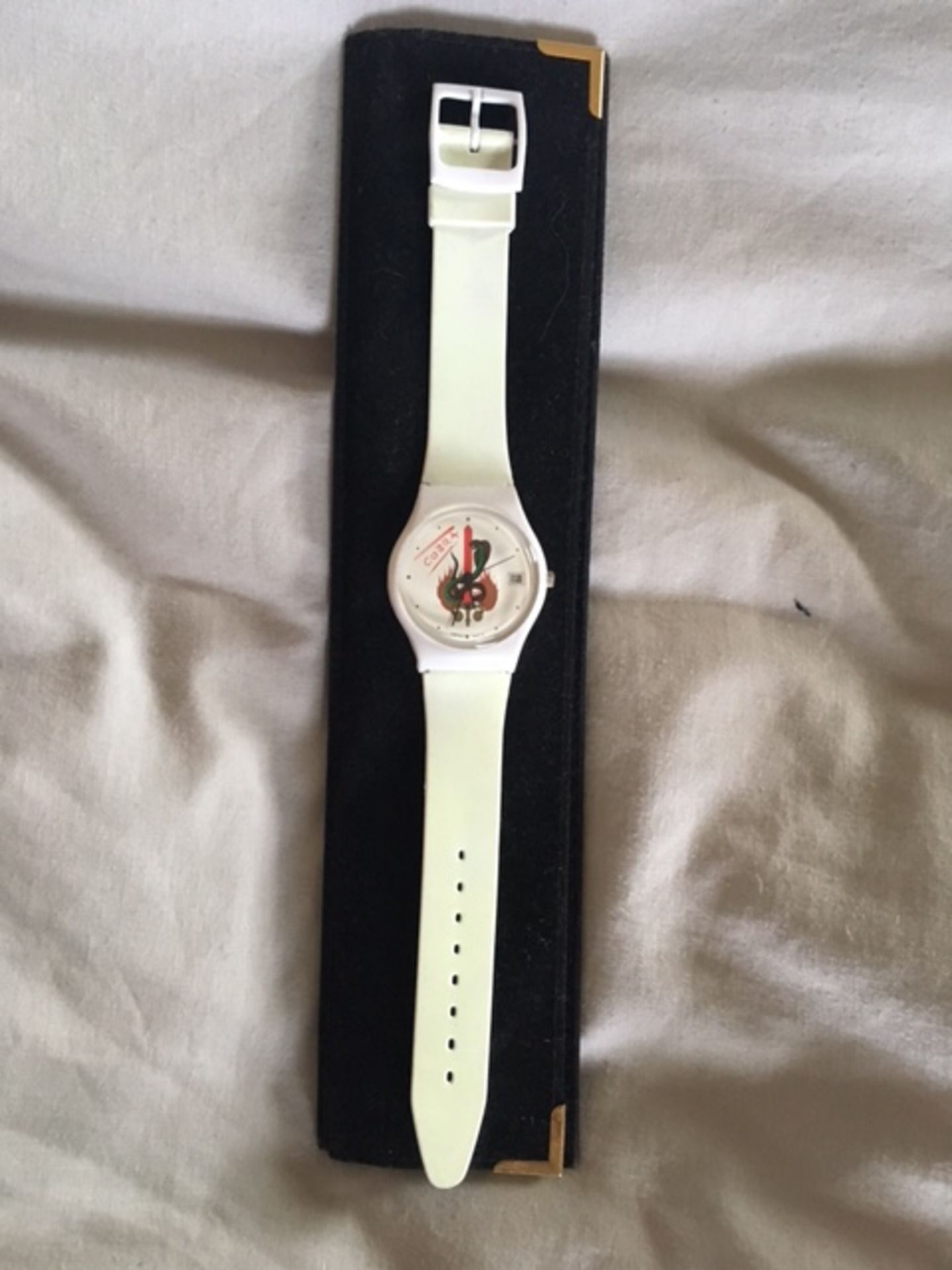 Vintage special forces cobra watch and velvet case