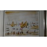 Certified authentic Laurence Stephen Lowry Print