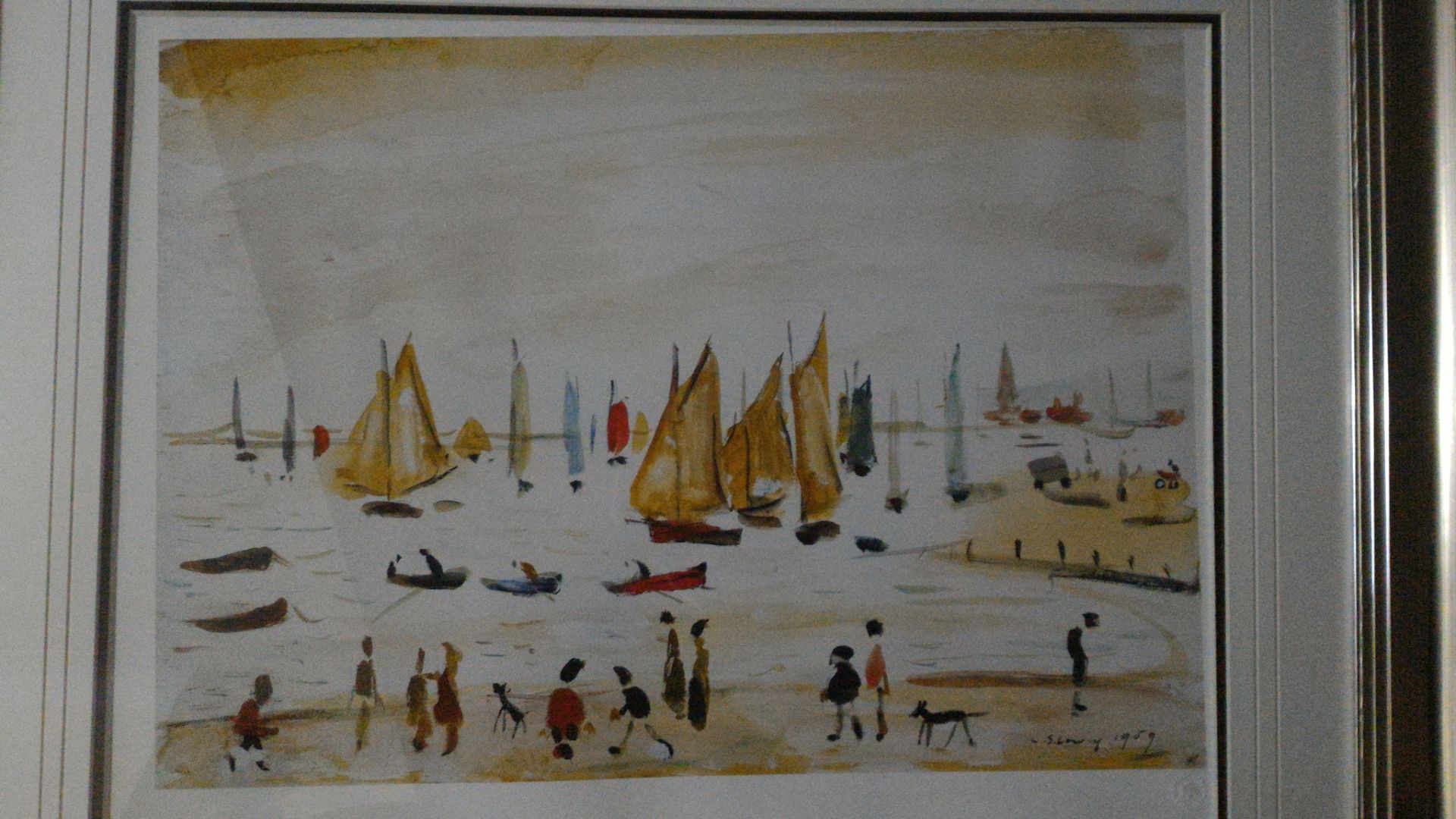 Certified authentic Laurence Stephen Lowry Print