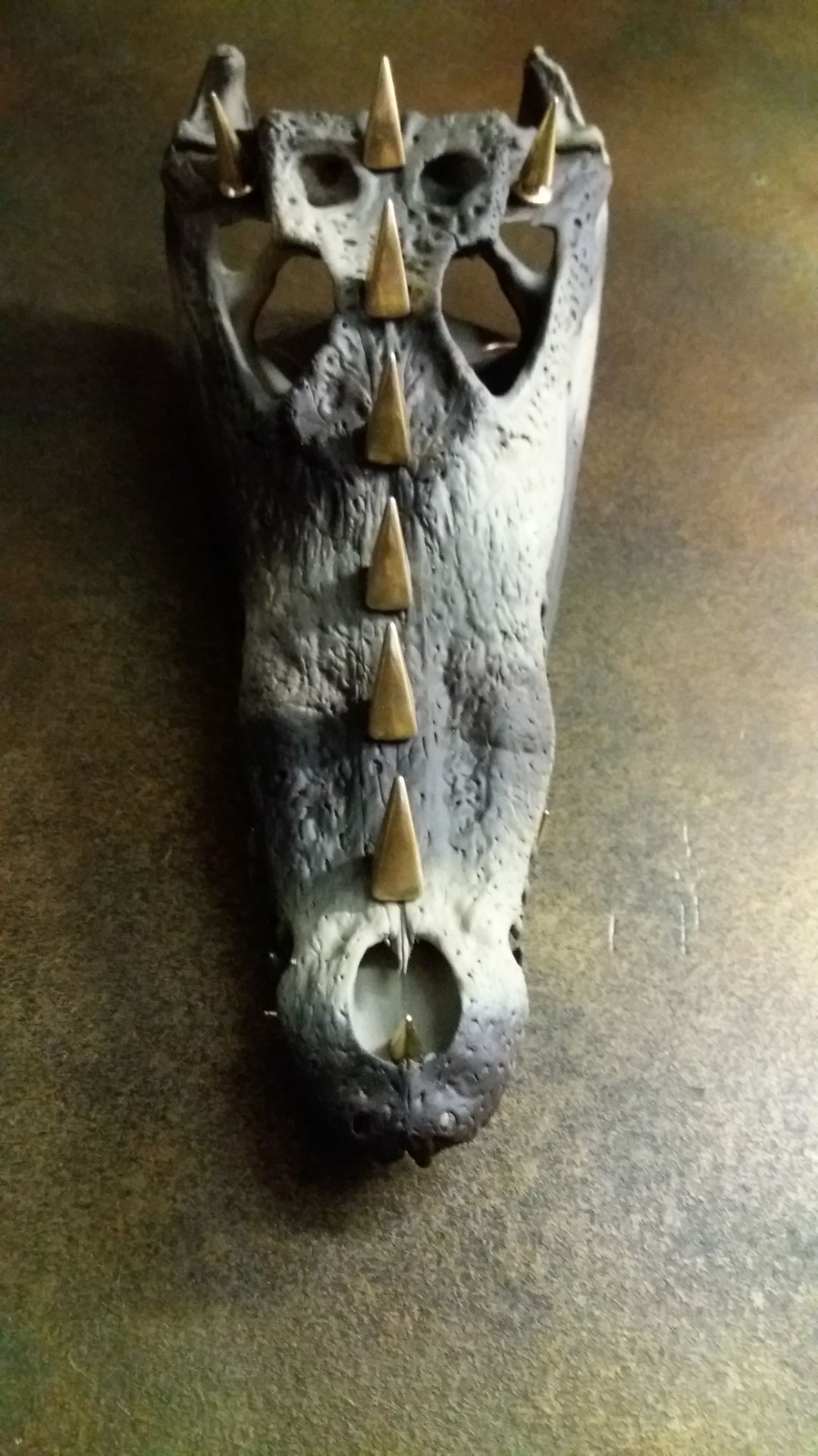Mamba Shujaa Crocodile Skull with gothic spikes and camo Dragon inspired - Image 4 of 7