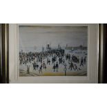 Certified authentic Laurence Stephen Lowry Print