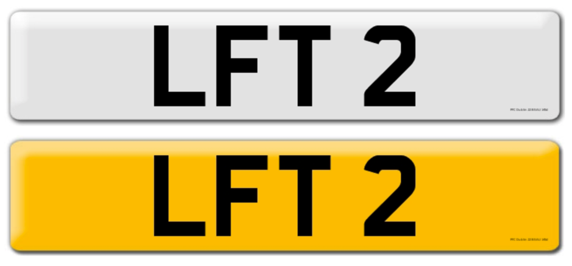 LFT 2 on DVLA retention certificate