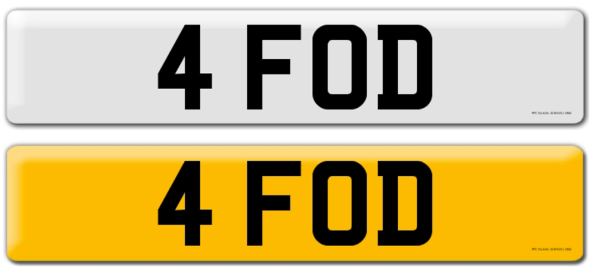 4 FOD on DVLA retention certificate