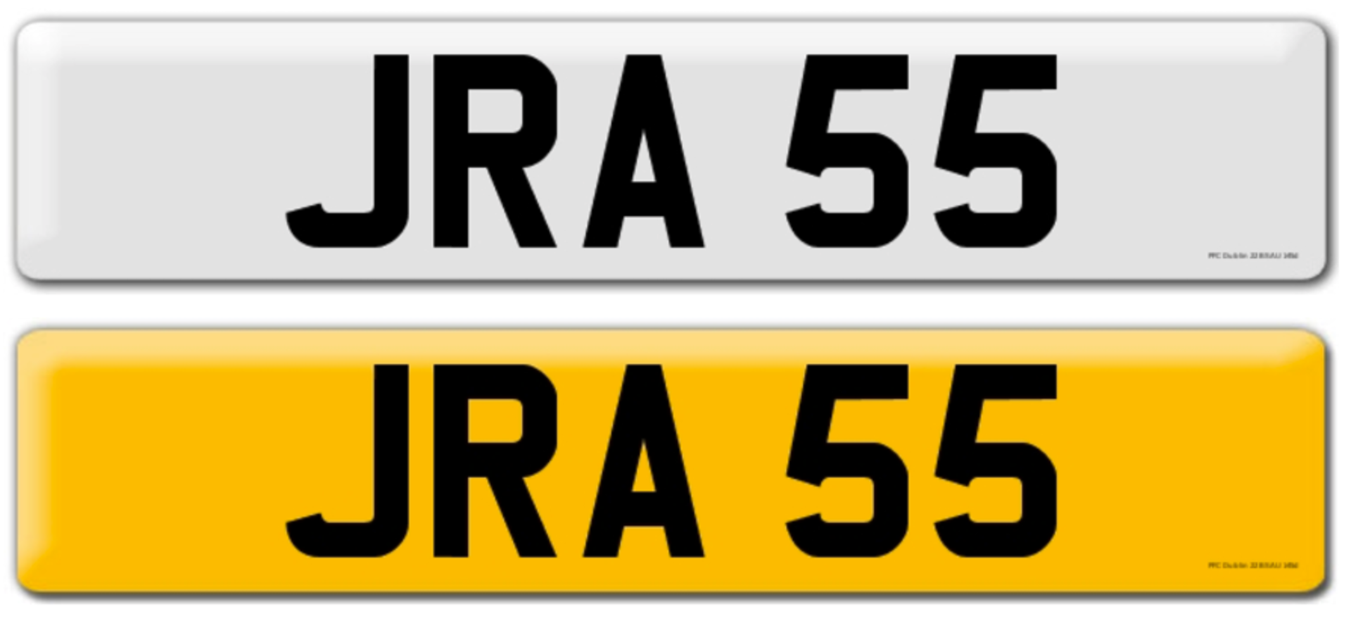 JRA 55 on DVLA retention certificate