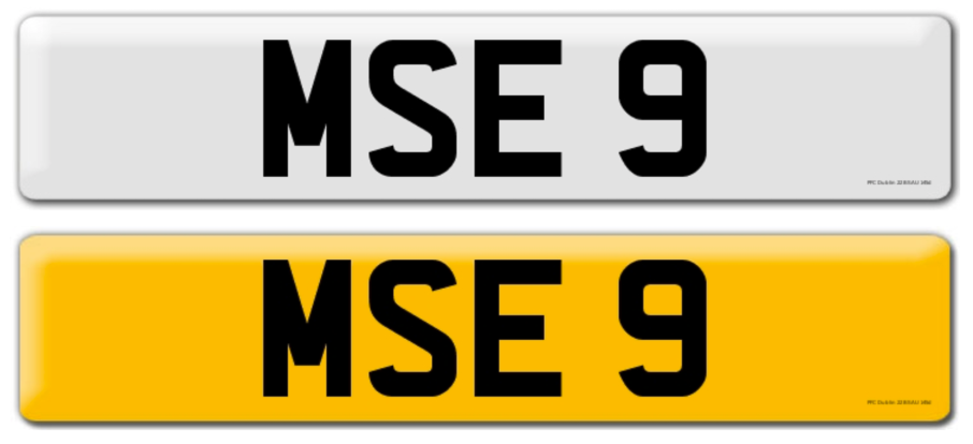 MSE 9 on DVLA retention certificate