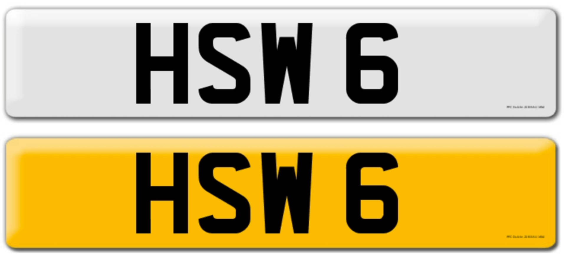 HSW 6 on DVLA retention certificate